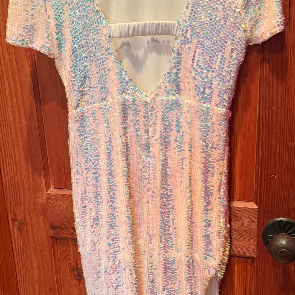 Iridescent Sequin Dress - Picture 2 of 5